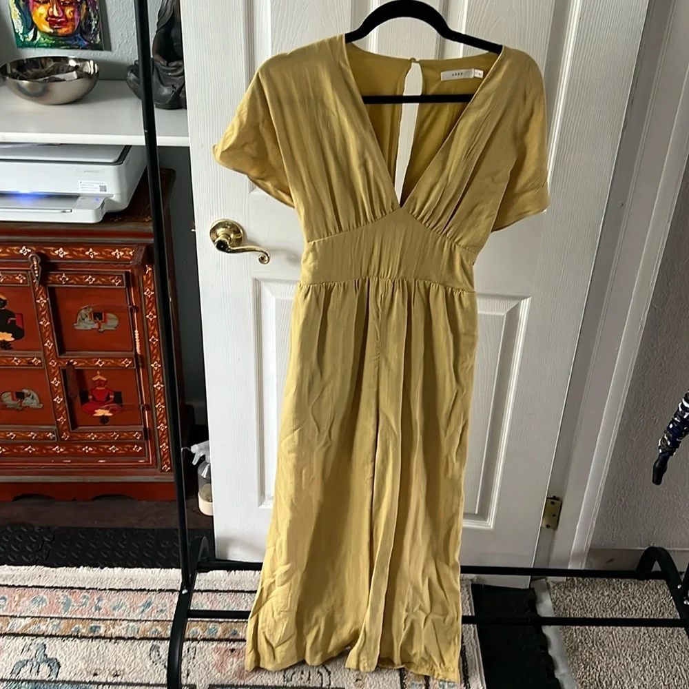 Yellow lush jumpsuit